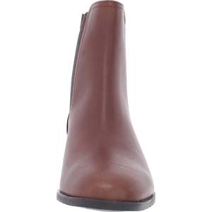 Kenneth Cole Stivali Chelsea da donna Comfort Stretch marroni con punta tonda e tacco largo, in pelle, taglia 9 M - Product Image 2