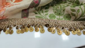 Custom-Made <b>Wedding</b> Dress <b>Accessories</b> Sequins Hangings Machine Embroidered Ribbons Various Designs Colours Made Cotton Grosgrain - Product Image 2