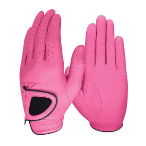 Gants de golf légers pour hommes Broderie de marque privée en cuir Cabretta personnalisée Conception à prise facile pour les sports de gauche à droite - Product Image 4