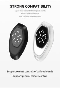 Ouvre-porte de forme nouvelle YET2212, carte multifréquence, ouvre-porte de garage, télécommande sans fil 433 MHz pour <span class=keywords><strong>volet</strong></span> roulant - Product Image 4