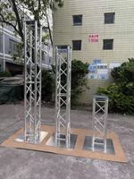 Tour de treillis d'éclairage de scène en aluminium avec plaque de base |   Support d'éclairage de scène, support de truss pour DJ et événements.