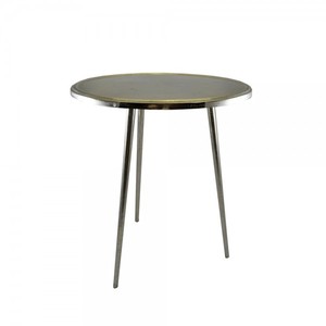 Table d'appoint en métal nordique moderne pour la maison Table basse en aluminium noir pour le salon - Product Image 6