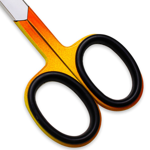 Ciseaux à ongles de haute qualité poignée enduite de papier lame tranchante incurvée métal acier manucure ciseaux à ongles pour la beauté - Product Image 2