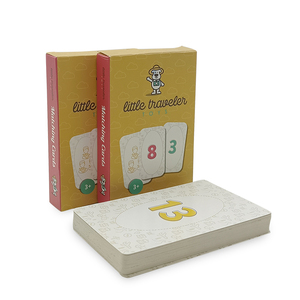 Tarjetas de juego didácticas educativas personalizadas OEM, material de papel impreso <span class=keywords><strong>para</strong></span> estudio de matemáticas, naipes de práctica de revisión - Product Image 1