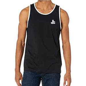 Débardeur de sport léger en coton 100% tricoté, respirant, à séchage rapide, écologique, confortable et décontracté pour hommes à prix abordable - Product Image 2