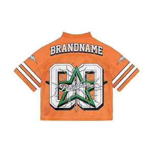 Custom Heat-Transfer Printed Breathable <b>Plus</b> <b>Size</b> American Football Jersey Retro Oversized <b>Mesh</b> Streetwear Fan Shirt - Product Image 6