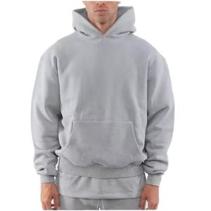 Superior Quality <b>Thick</b> <b>Fleece</b> Anti-shrink Men's Hoodie Heavyweight 100% Cotton Street Style Hoodie For Men Best Price - Product Image 4