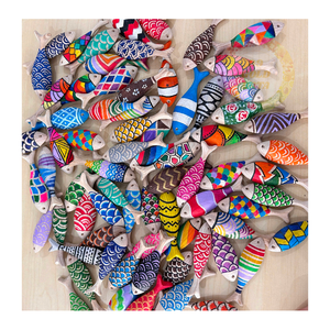 Vente en gros de poisson en bois artisanal-Décoration d'intérieur de qualité premium export et ornements sur le thème nautique-Directement des artisans du Vietnam - Product Image 6