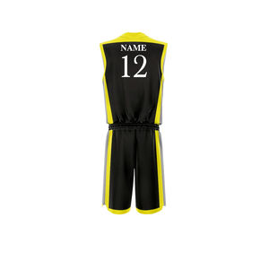 Vêtements de sport de haute qualité pour hommes et femmes, uniforme de basket-ball, meilleur fournisseur, dernier uniforme de basket-ball personnalisé, matière polyester - Product Image 6