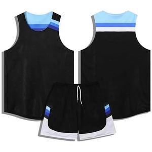 ชุดบาสเก็ตบอล unisex ระบายอากาศได้ดีชุดบาสเก็ตบอลพิมพ์โลโก้100% โพลีเอสเตอร์คุณภาพสูง - Product Image 4