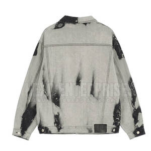 แจ็คเก็ตยีนส์ผู้ชายคุณภาพพรีเมียม สไตล์ไฮสตรีท ผ้าแคนวาสคอตตอน 100% ออกแบบเอง ผลิตในปากีสถาน ขายส่ง - Product Image 2