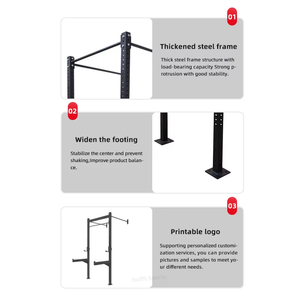 Soporte de Pared para Sentadillas <span class=keywords><strong>con</strong></span> Recubrimiento en Polvo Negro Mate Comercial de Color Personalizado - Product Image 4