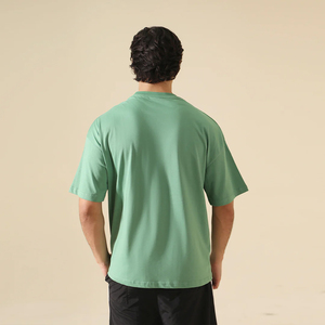 Custom Wholesale 100% Cotton T-<b>shirt</b> Heavyweight Drop Shoulder Oversized <b>Men</b> Tshirt Oversized Solid Color T <b>Shirts</b> - Product Image 6