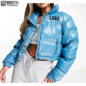 Ropa de invierno para mujer Abrigos chaqueta acolchada mujer abrigo largo transpirable personalizado Oem chaquetas de mujer ligero cálido transpirable - Product Image 1