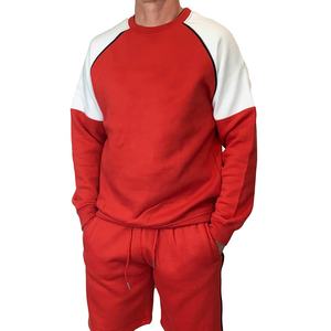 Spring Autumn New Solid Fashion Casual Sportswear Suit <b>Long</b> Sleeve Round Neck Sweat Shirt With <b>Shorts</b> Two Piece Clothing Sets - Product Image 2