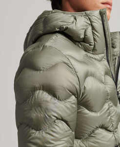2025 nueva llegada fabricantes burbuja personalizada más gruesa Puffer burbuja chaqueta con cremallera acolchada chaqueta de invierno - Product Image 3