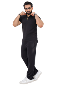 ชุดกีฬาสองชิ้นสำหรับผู้ชายและผู้หญิงชุดวอร์มแขนยาวแบบกำหนดเอง - Product Image 2