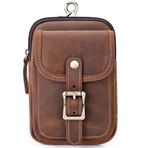 Vintage Crazy Horse Leather Designer Custom <b>Bag</b> Genuine Leather <b>Messenger</b> Shoulder <b>Bag</b> for <b>Men</b> LWB-0051 - Product Image 3