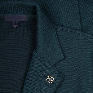 Costume d'affaires pour homme automne-hiver, blazer croisé à 6 boutons, grande taille, respirant, anti-plis, en laine, personnalisable, pour hôtel - Product Image 5