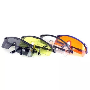 安全眼鏡工業用アンチグレアレッドレンズ作業安全メガネ - Product Image 6