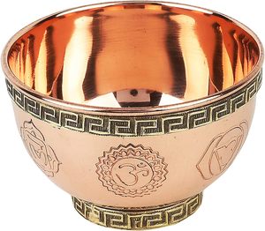Bols tibétains à 7 chakras en cuivre gaufré de qualité supérieure Antique et Royal Touch disponibles pour l'exportation dans le monde entier au meilleur prix - Product Image 3