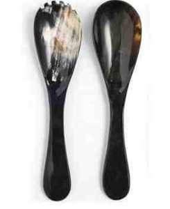 ช้อนเขาควายธรรมชาติทำด้วยมือขนาดกำหนดเองเองเป็นมิตรกับสิ่งแวดล้อมอุปกรณ์สำหรับการให้บริการร้านอาหารแบบชนบทและการตกแต่งห้องครัว - Product Image 2