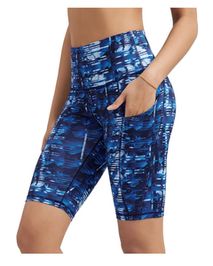 Shorts de compression athlétiques taille haute personnalisés pour femmes, shorts de yoga sans couture, shorts de sport pour la salle de sport, shorts de yoga unis - Product Image 1