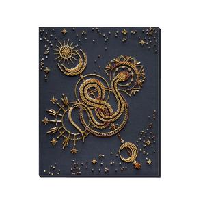 Panel de arte textil con cuentas para colgar en la pared, precio al por mayor, cuentas de semillas personalizadas, tapiz bordado, colgante de pared, diseño personalizado - Product Image 6