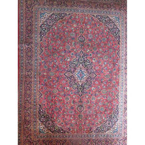 Tapis en laine noué à la main, style vintage, design artisanal, antidérapant, pour la décoration de la maison et du bureau - Product Image 1
