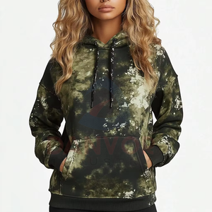 Sweat-shirt à capuche zippé pour homme de haute qualité, logo personnalisé, vente chaude, surdimensionné, vintage, sweat-shirt à capuche zippé intégral dégradé - Product Image 4