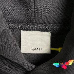 Sudadera con capucha de lana de algodón transpirable de secado rápido para hombre, venta al por mayor, nuevo logotipo personalizado, estampado, corte holgado con hombros caídos para invierno - Product Image 3