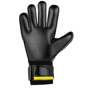 ถุงมือโกลฟุตบอลมืออาชีพสีดำและเหลืองถุงมือยางกันลื่นทนทานสำหรับการแข่งขันและการฝึก - Product Image 3