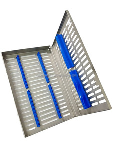 Bandeja de esterilización para instrumentos dentales de grado hospitalario Medivolve, de acero inoxidable, para autoclave, proveedor mayorista y fabricante - Product Image 5