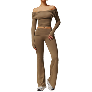 Conjunto de yoga para mujer transfronterizo Ropa informal y deportiva cómoda para correr y hacer ejercicio - Product Image 2