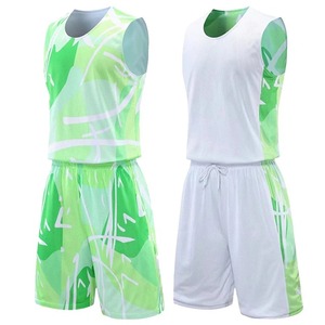 Ensembles d'uniformes de basket-ball pour hommes maillots de basket-ball universitaires costumes chemise + short maillot de basket-ball professionnel respirant - Product Image 5