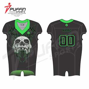 Tenues de football américain personnalisées respirantes, ensemble maillot et pantalon sublimés, nom et numéro de l'équipe, vêtements de sport OEM, 100% polyester - Product Image 1