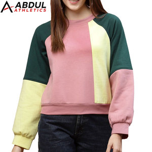 เสื้อสเวตเชิ้ตผู้หญิงสีตามสั่ง ผลิตในปากีสถาน พิมพ์โลโก้ตามสั่ง เสื้อสเวตเชิ้ตผู้หญิงลำลอง - Product Image 1