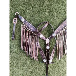 <b>Best</b> Cow Genuine Leather Headstall With Leaf Design Buckle Western Headstall Custom Manufacturer by Horse Exim - Product Image 5