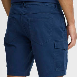 Pantalones Cortos Cargo de Algodón Sólido Personalizados para Hombre, Cintura Elástica, Tejido Transpirable de Secado Rápido, Alta Calidad, Estilo Urbano Informal - Product Image 4