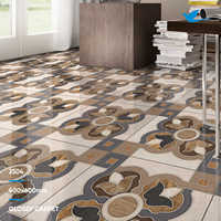 Carrelage de sol HEXAGONAL en bois massif, antidérapant, DESIGN moderne mat, carrelage de RESTAURANT
