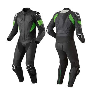 Traje de Motociclismo de Cuero de Alta Calidad Personalizado, Protección Completa, Ropa Deportiva Cortavientos, Traje de Carreras para Motociclistas - Product Image 4