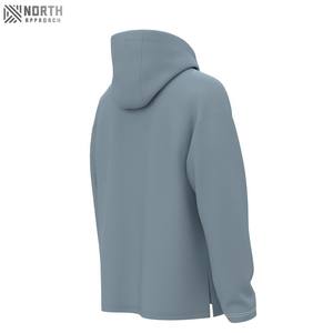 Conjunto de Sudadera con capucha y pantalones cortos deportivos para hombre con estilo, chándal de Color sólido para invierno, venta al por mayor, Sudadera con capucha y pantalones cortos de manga corta Reversible - Product Image 6