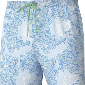 Short décontracté de haute qualité ceinture élastique respirant extensible à quatre côtés printemps été conception imprimée numérique Anti-rides - Product Image 5