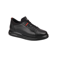 Chaussures Voyager 6095 pour hommes, décontractées, en cuir véritable, sportives, antidérapantes, pour la marche, à lacets, semelle EVA amortie, automne