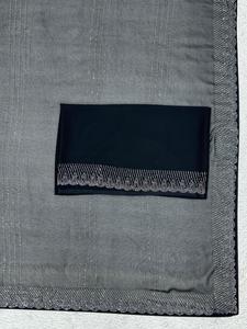 Sari de trabajo de secuencia de Georgette suave Premium de diseñador para mujer, ropa de boda de diseñador, ropa de fiesta de estilista - Product Image 4