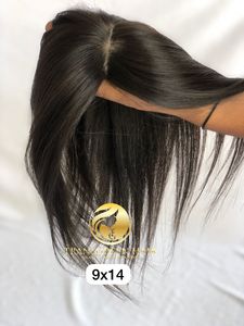 New Arrival High Quality 12'' 9x14 Indian Temple Virgin <b>Hair</b> Single Donor <b>Topper</b> Raw Human Bundle Direct Export Indian Vendor - Product Image 5