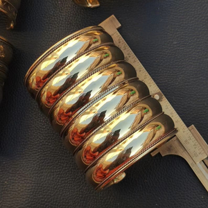 Pulsera brazalete para mujer moda mujer aleación mano amante boda latón pulsera brazalete tendencia Mujer - Product Image 3