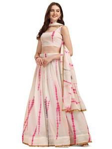 Robe de mariée en soie flammée moderne pour femmes robes Lehnga étourdies marron/Mehroon/rouge couleur personnalisable paillettes volants broderie - Product Image 4