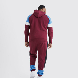 Survêtement pour homme, ensemble sweat-shirt et pantalon imprimé, sweat-shirt à capuche et pantalon évasés, survêtements pour homme superposés - Product Image 4