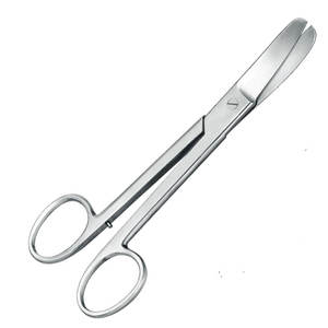 Tijeras Curvas para Vendajes LORENZ de 23 cm, Instrumento Médico Premium para Primeros Auxilios, Cirugía, Enfermería y Uso de Emergencia - Product Image 1